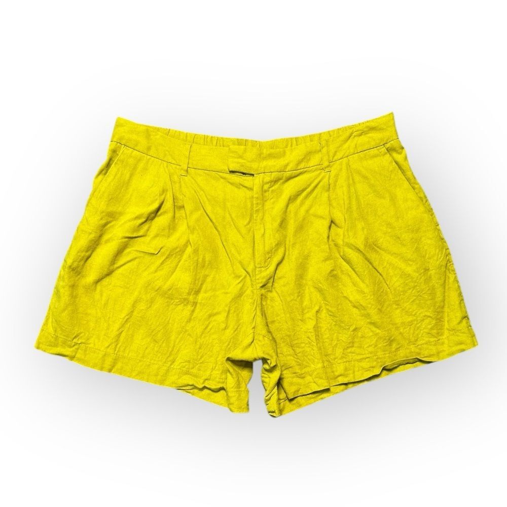 A New Day Shorts Women’s 16 Linen Blend Resortwear Vacation Travel Casual Fit